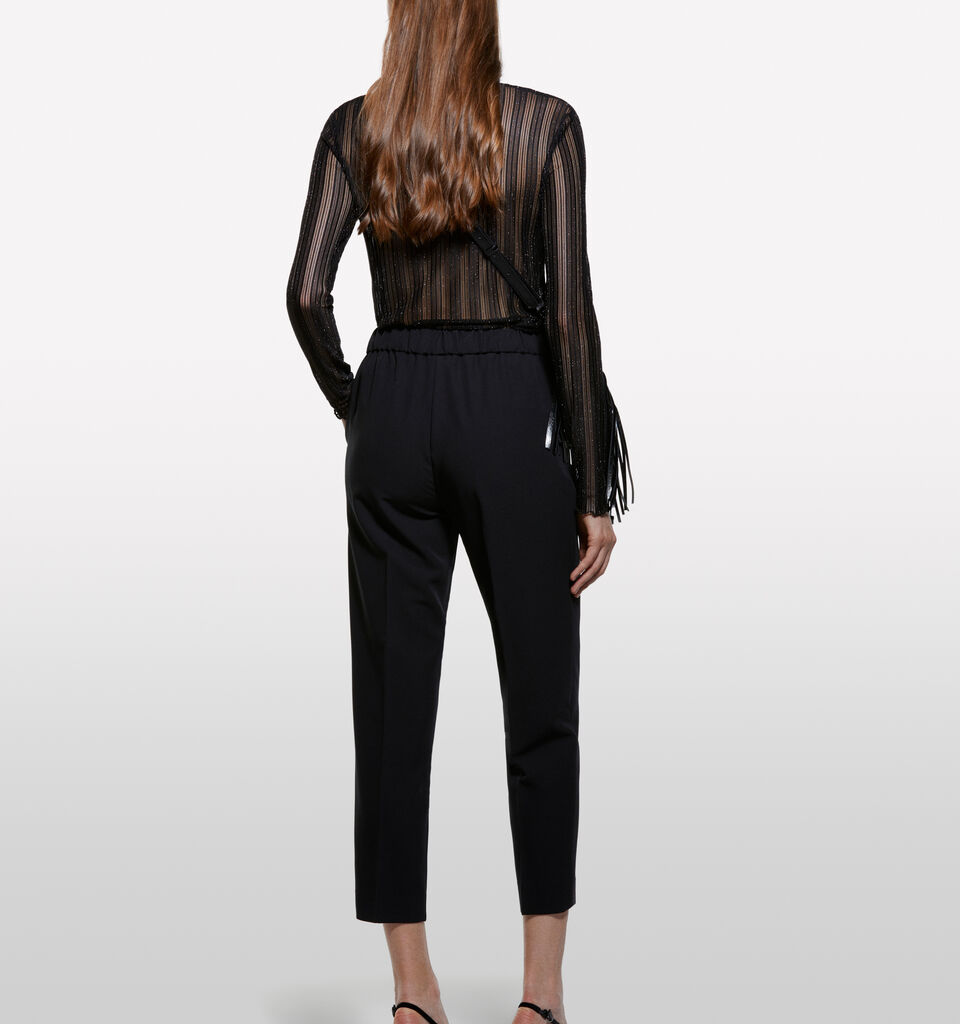 Jogging noir - pantalons de jogging pour femme - Noir | Sisley image number 2